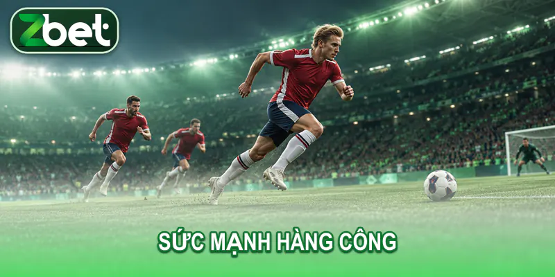 Tiền đạo trưởng thành bứt tốc đón đường chuyền dài trong sân vận động